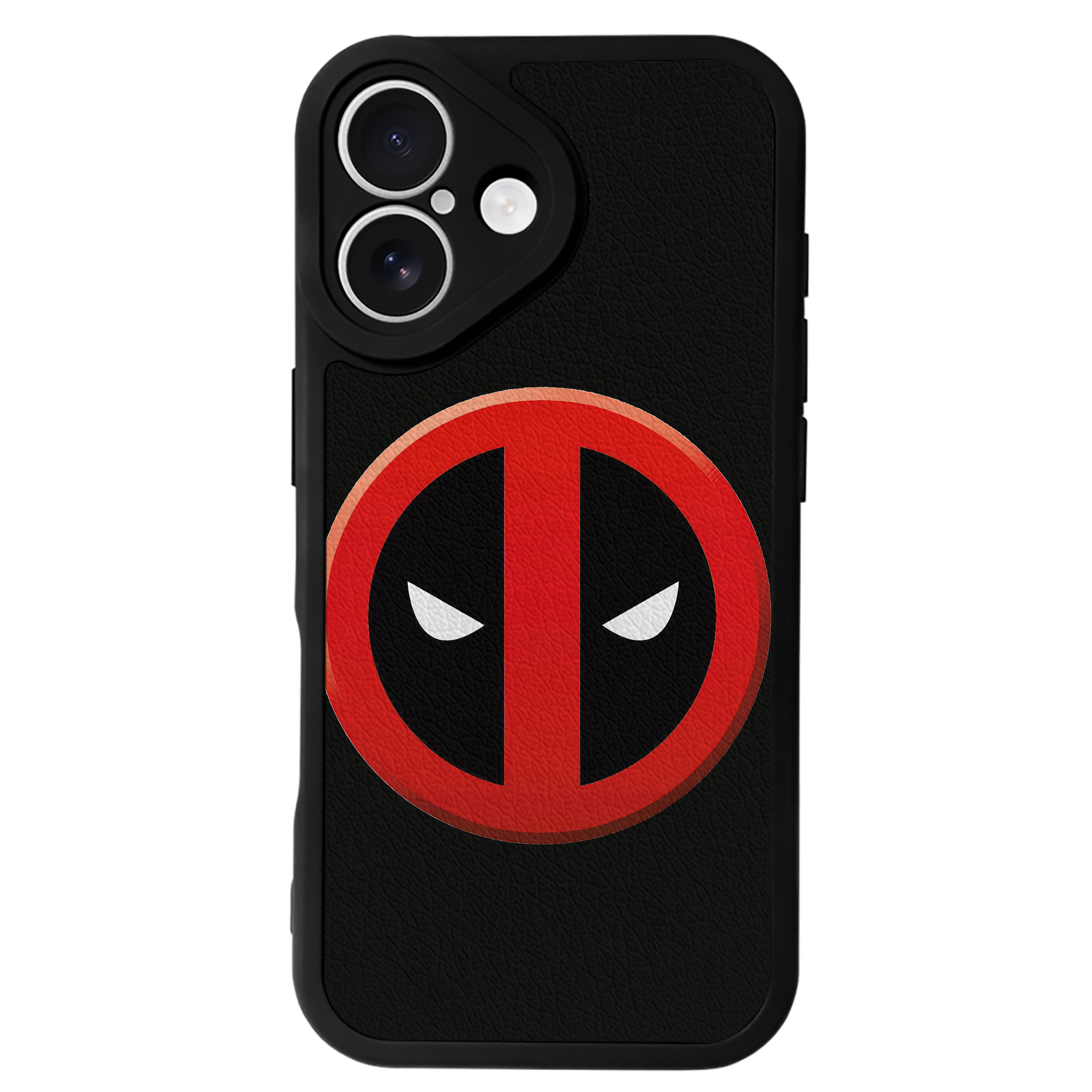 （画像用） Deadpool デッドプール 【iPhone 16シリーズ対応】シリコンスマホケース（レザー調） 材質：シリコン